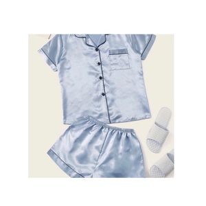 BLUE Pajama Set SheIn 👚💙